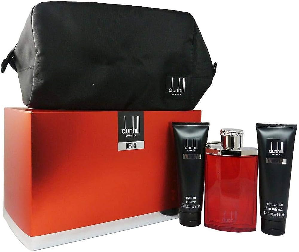 Dunhill Desire Red M Edt 100ml+90SG+90ASB+Pouch Set