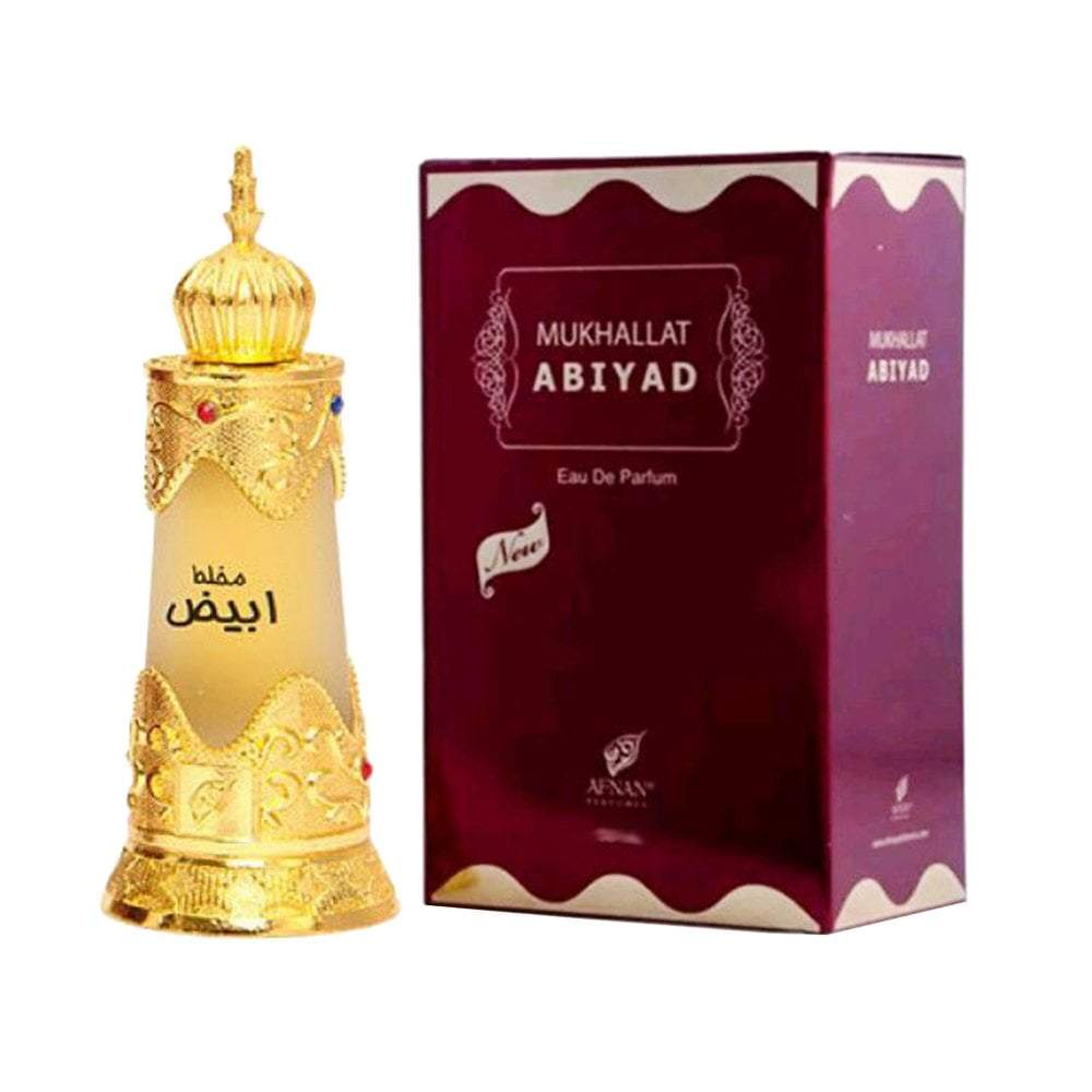 Afnan Mukhallat Abiyad Unisex Concentrated Perfume Oil 20ml