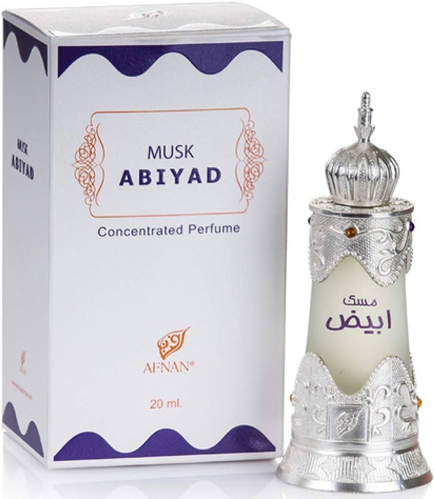 Afnan Musk Abiyad Unisex Concentrated Perfume Oil 20ml