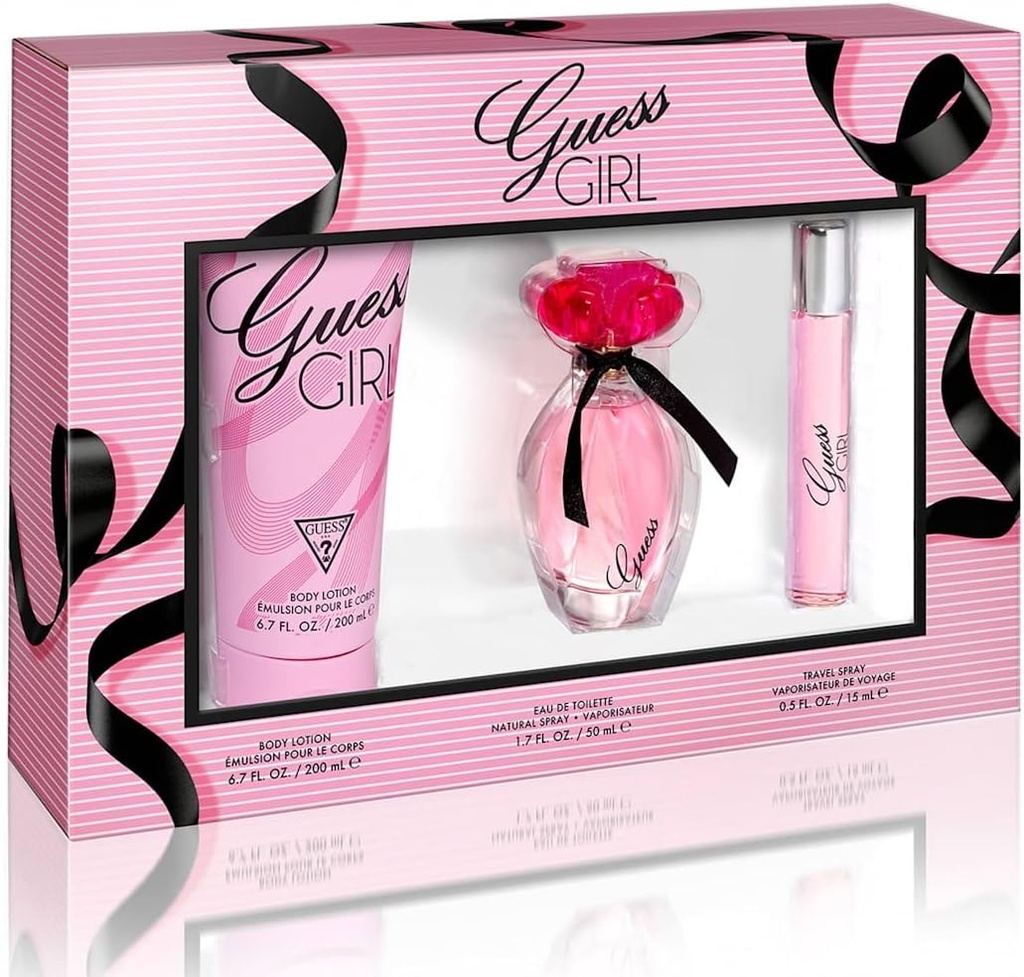 Guess Girl Edt 100ml+15ml+200ml BL Set