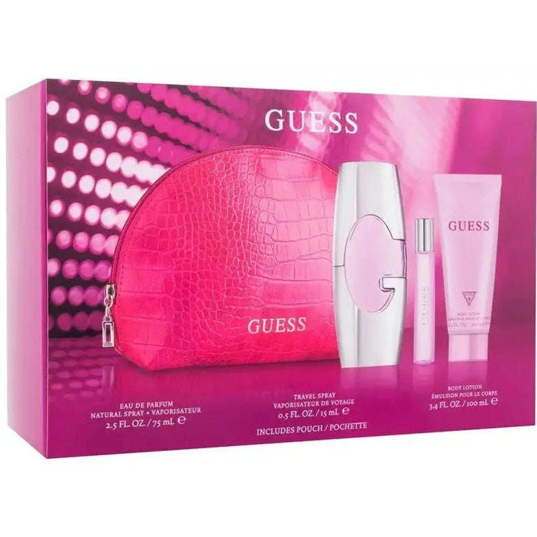 Guess Pink W Edp 75ml+15ml+100ml BL Pouch Set