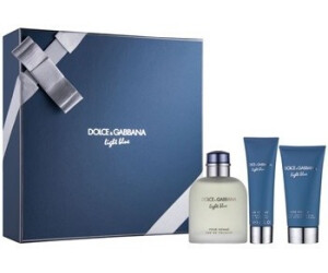 D&amp;G Light Blue M Edt 125ml+50mlSG+75mlASB Set