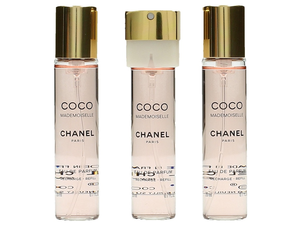 Chanel Coco Mademoiselle Edp 3x20ml Spy Refills