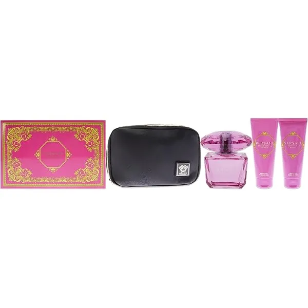 Versace Bright Crystal Absolu Edp | Luxury Floral Fruity Musky 4 Pieces Giftset For Women - Image 2