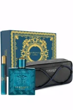 Versace Eros EDT 3 Pieces Gift Set | Luxury Fresh Woody Oriental Gift Set For Men - Image 2