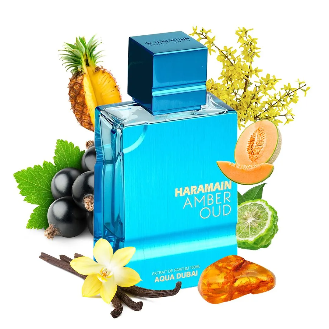 Exclusive Al Haramain Amber Oud Aqua Dubai EXP 100ml For Men And Women - Image 2