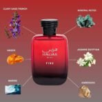 Exclusive Rasasi Hawas Fire Eau de Parfum 100ml for Men | Aromatic Aquatic Perfume - Image 3