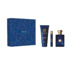 Versace Pour Homme Dylan Blue Gift Set EDT 100ml + 10ml + Shower Gel – Luxury Masculine Fragrance for Men - Image 3