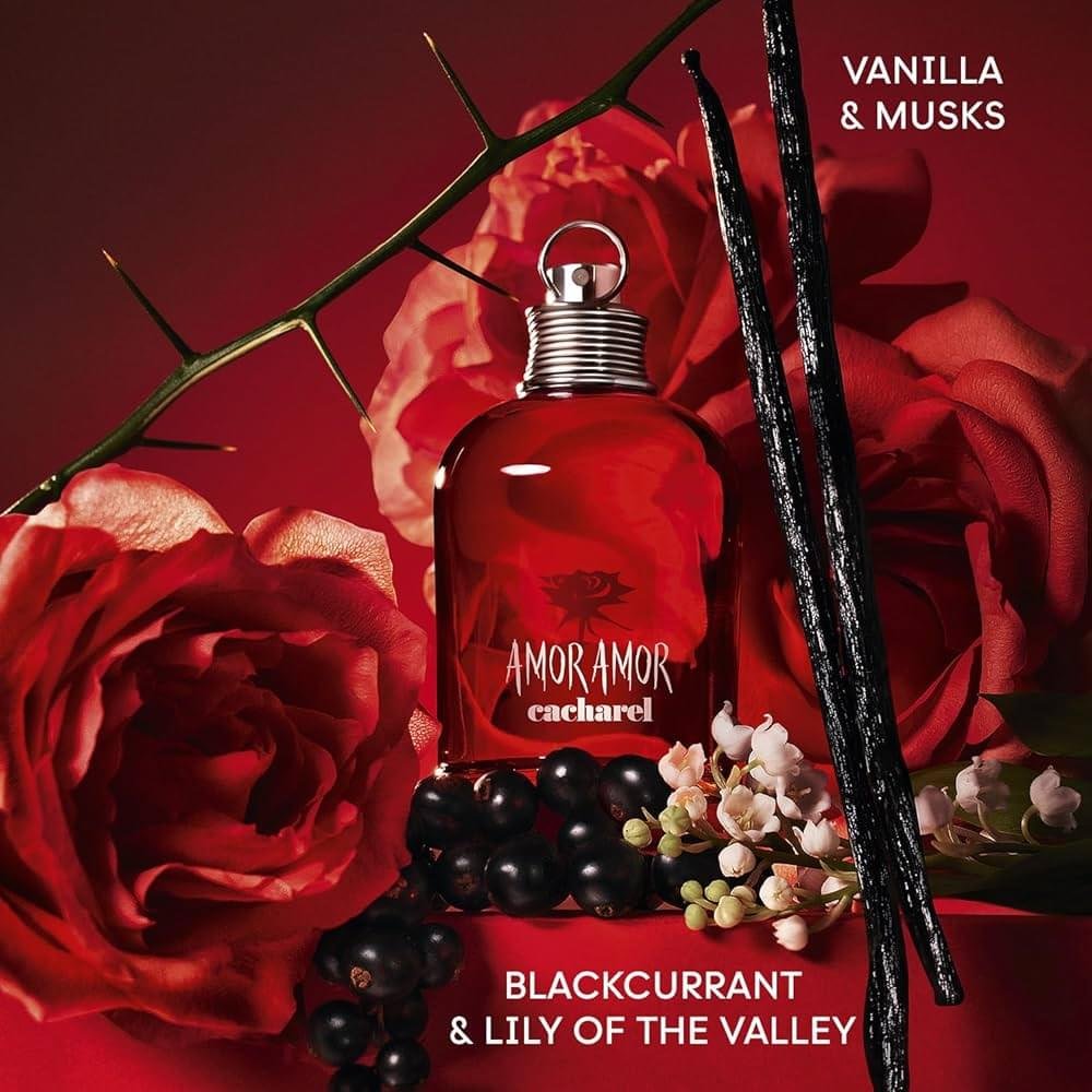 Exclusive Cacharel Amor Amor Eau de Toilette 100ml for Women – Floral Fruity Romantic Perfume - Image 5