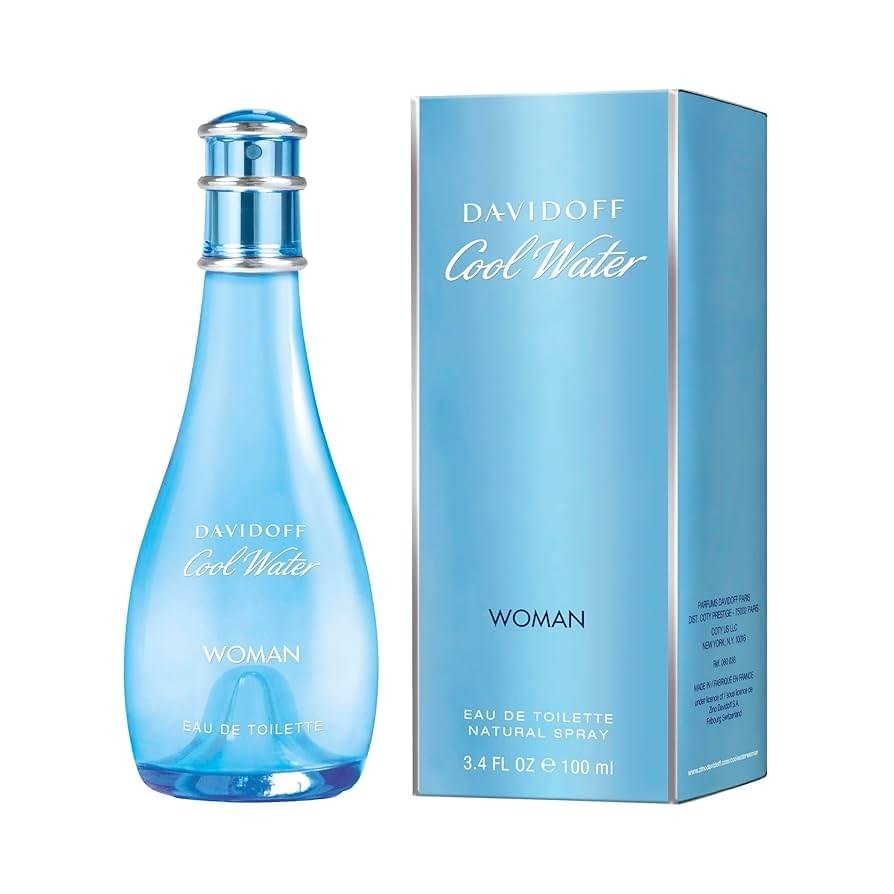 Davidoff Cool Water Woman EDT 100ml – Refreshing Floral Aquatic Perfume for Women - Image 2