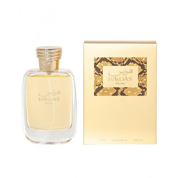 Exclusive Rasasi Hawas For Her Eau de Parfum 100ml | Floral Fruity Gourmand Perfume for Women - Image 4