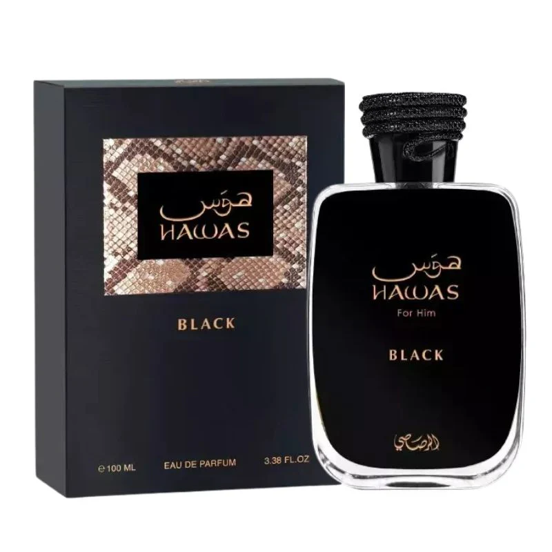 Exclusive Rasasi Hawas Black Eau de Parfum 100ml for Men | Bold Aromatic Fruity Perfume - Image 4