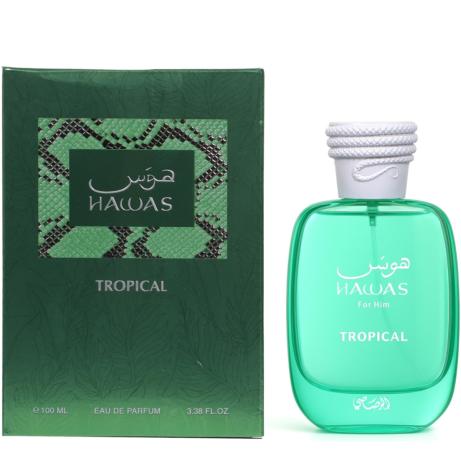 Exclusive Rasasi Hawas Tropical Eau de Parfum 100ml for Men | Aromatic Green Perfume - Image 4