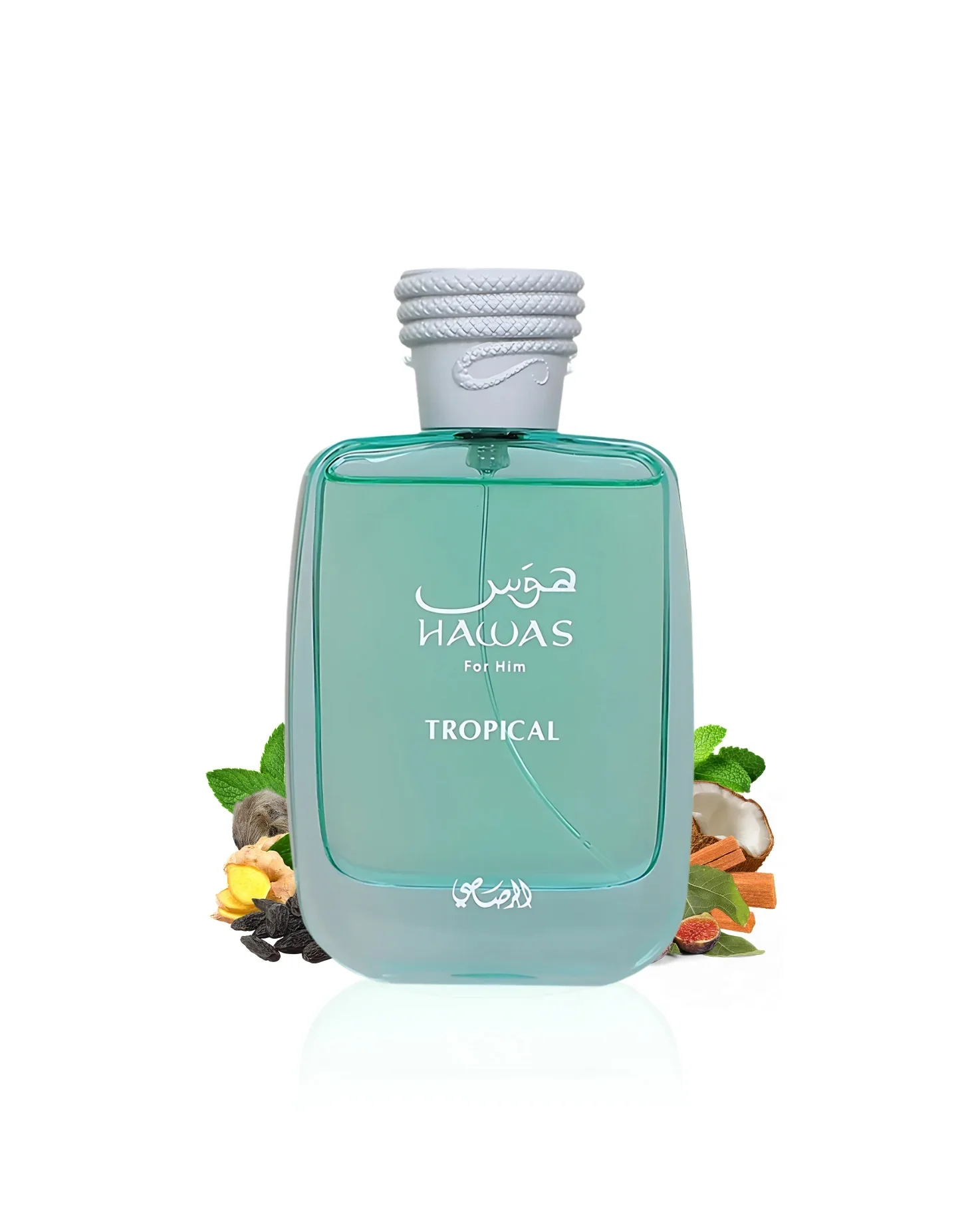 Exclusive Rasasi Hawas Tropical Eau de Parfum 100ml for Men | Aromatic Green Perfume - Image 2