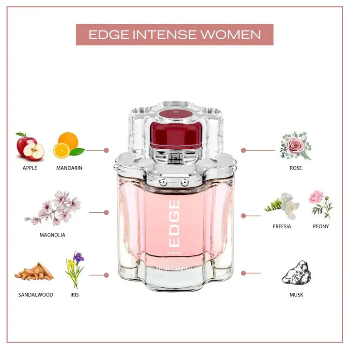 Exclusive Swiss Arabian Edge Intense Eau de Parfum 100ml for Women | Floral Woody Musk Perfume - Image 3