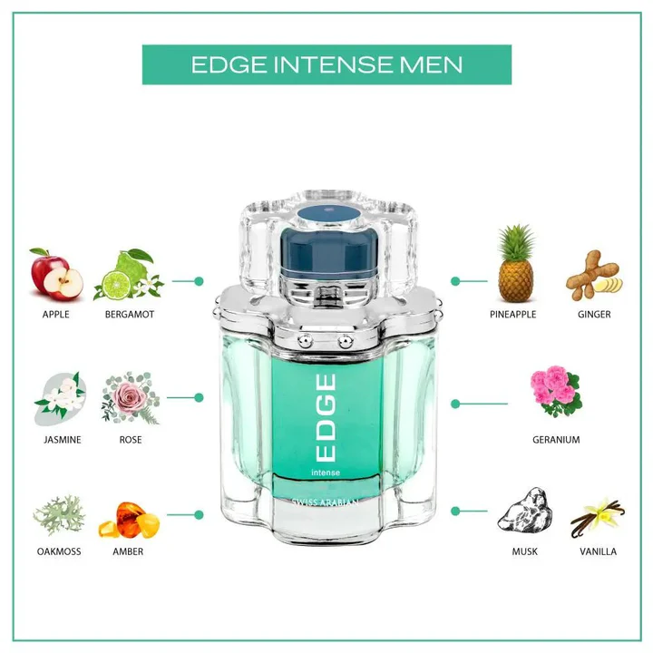 Exclusive Swiss Arabian Edge Intense Eau de Parfum 100ml | Oriental Men’s Fragrance - Image 3