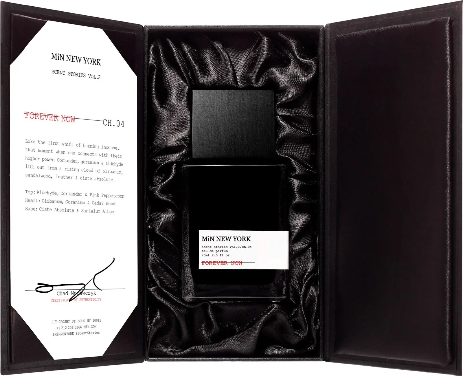 MiN New York Forever Now Eau de Parfum 75ml | Unisex Leather Fragrance - Image 3