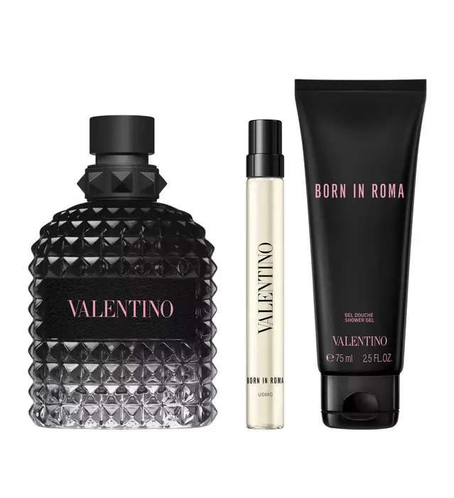 Valentino Uomo Born In Roma EDT 3 Pieces Gift Set | Luxury Woody Spicy Gift Set for Men - Image 2