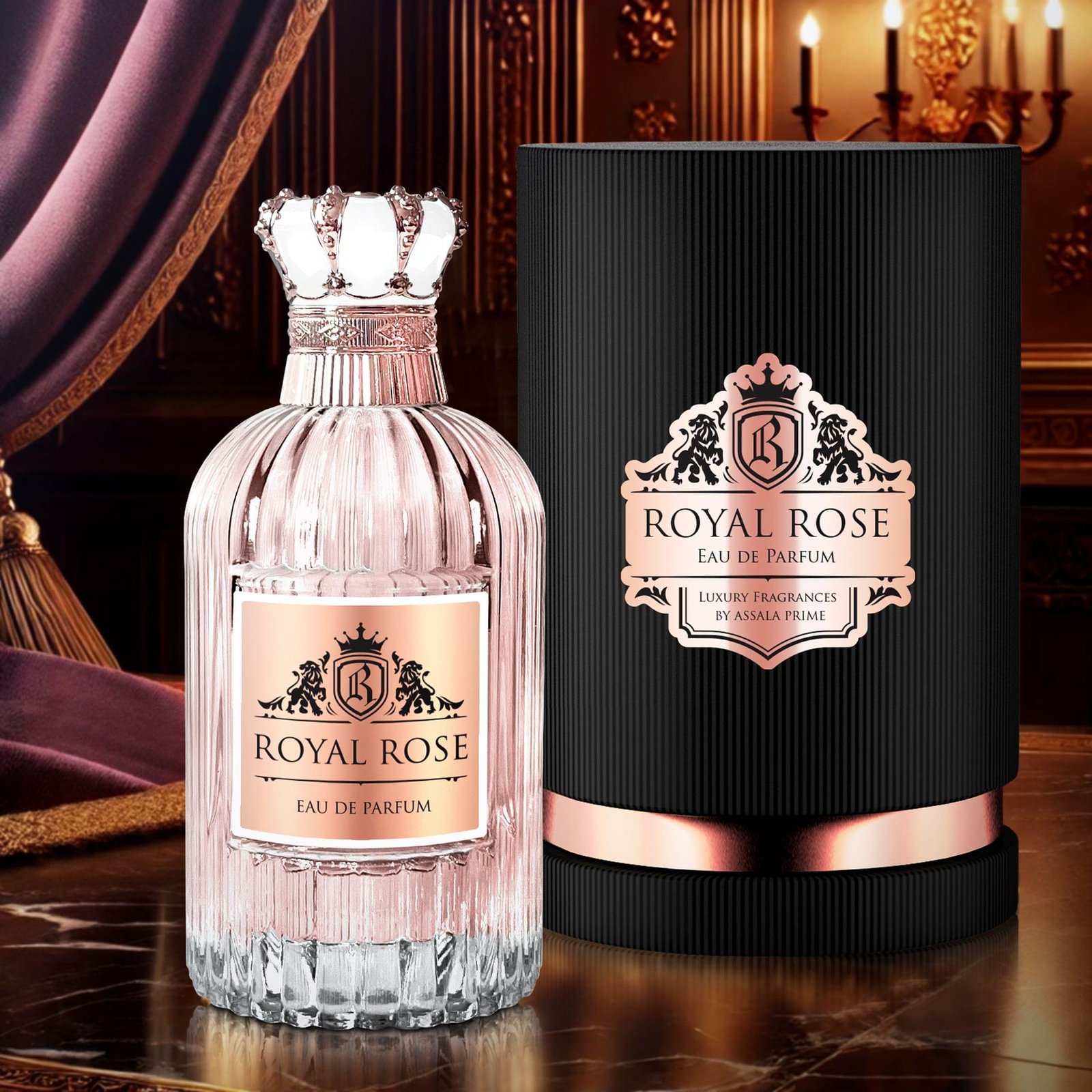 Assala Prime Royal Rose EDP 100ml | Luxury Floral Fruity Aromatic Perfume For Men & Women - Image 4