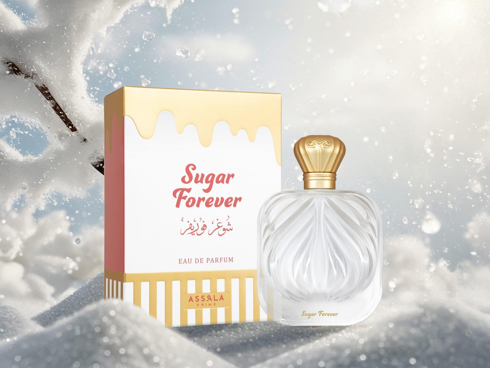Assala Prime Sugar Forever EDP 100ml | Luxury Sweet Gourmand Vanilla Fragrance For Women - Image 4